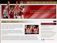 Tablet Screenshot of crimsonwrestling.com